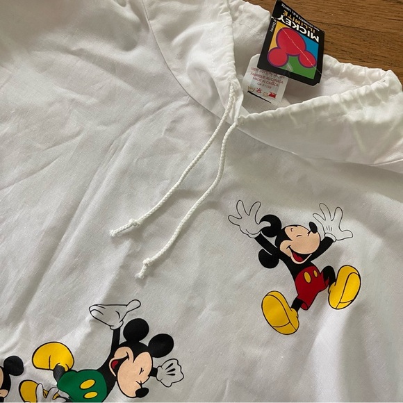 DISNEY 90s Vintage NWT 100% Cotton Jacket Sweater Windbreaker Women’s size m-l - Picture 4 of 8